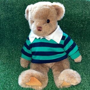 Lands End Vintage Teddy Bear Plush 1989 Polo
